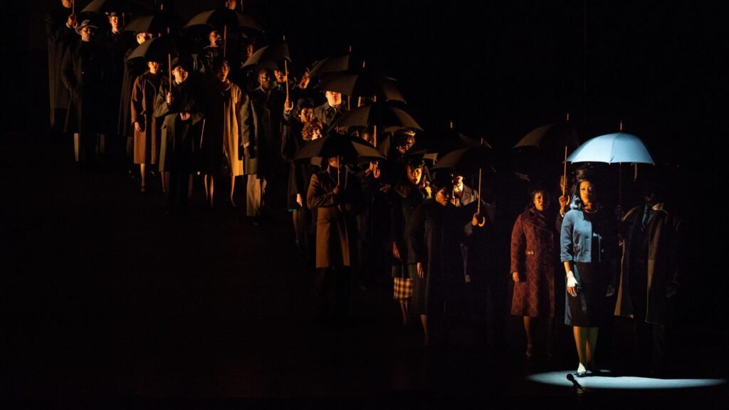 Coretta King mourns the death of her husband Martin Luther King Jr